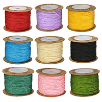 Nylon Koord, met kunststof spoel, meer kleuren voor de keuze, 0.8mm, 100m/spool, Verkocht door spool