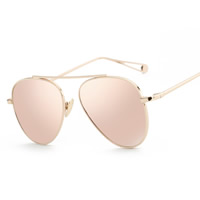 Fashion Sunglasses PC Plastic with PC plastic lens & Zinc Alloy plated Unisex Sold By PC