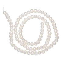 Cultured Potato Freshwater Pearl Beads natural white 4-5mm Approx 0.8mm Sold Per Approx 14.5 Inch Strand