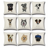 Cushion Cover Cotton Fabric Square Sold By PC