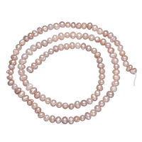 Barokna Kulturan Slatkovodni Pearl perle, prirodan, ljubičasta boja, 3-4mm, Rupa:Približno 0.8mm, Prodano Per Približno 15 inčni Strand