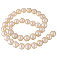 Krumpir Kulturan Slatkovodni Pearl perle, prirodan, roze, 11-12mm, Rupa:Približno 0.8mm, Prodano Per Približno 15.5 inčni Strand