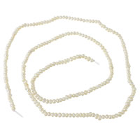 Keishi Kulturan Slatkovodni Pearl perle, prirodan, bijel, 2mm, Rupa:Približno 0.8mm, Prodano Per Približno 15.7 inčni Strand