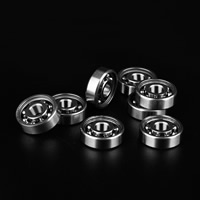 Finger Hand Fidget Spinner Gyűrűs golyóscsapágyak, Stainless Steel, Rondelle, megfeketedik, 16x5mm, Lyuk:Kb 5mm, Által értékesített PC