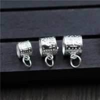 925 Sterling Zilver Bail Bead, verschillende grootte voor keus, Gat:Ca 2-3mm, 10pC's/Lot, Verkocht door Lot