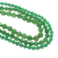 Prirodni Zeleni ahat perle, Green Agate, različite veličine za izbor, Rupa:Približno 1mm, Prodano Per Približno 15.5 inčni Strand