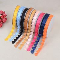 Terylen Band, Polyester, Herz, einzelseitig, keine, 16mm, 5PCs/Menge, 20WerftenHof/PC, verkauft von Menge