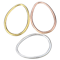 Zink Alloy Länka ring, plated, fler färger för val, nickel, bly och kadmium gratis, 28x39x2mm, Innerdiameter:Ca 23.5x35mm, 50PC/Lot, Säljs av Lot