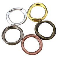 Zink Alloy Länka ring, plated, fler färger för val, nickel, bly och kadmium gratis, 18.50x20x2.50mm, Innerdiameter:Ca 13x14mm, 100PC/Lot, Säljs av Lot