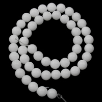 Marble Gyöngyök, Természetes márvány, Kerek, különböző méretű a választás, Lyuk:Kb 1mm, Naponta eladott Kb 15 inch Strand