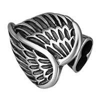 Stainless Steel Bracelet Finding Wing Shape blacken Approx Sold By Lot