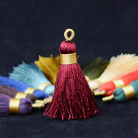 décoratif Tassel, Nylon polypropylène, plus de couleurs à choisir, 10x60mm, 10PC/sac, Vendu par sac