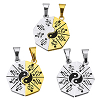 Rostfritt stål par Hängen, ROSTFRITT STÅL, Fyrkantiga, plated, emalj, fler färger för val, 15x28x2mm, 15x28x2mm, Hål:Ca 5x8.5mm, 2PC/Ställ, Säljs av Ställ