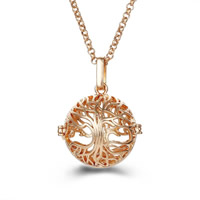 Pregnant Ball Locket Pendant Brass Tree plated hollow lead & cadmium free 20mm-30mm Approx 2-4mm Sold By PC