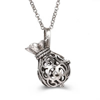 Pregnant Ball Locket Pendant Brass Money Bag plated hollow lead & cadmium free 20mm-30mm Approx 2-4mm Sold By PC