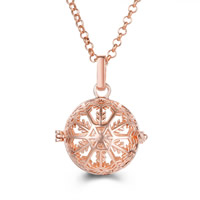 Pregnant Ball Locket Pendant Brass Round plated hollow lead & cadmium free 20mm-30mm Approx 2-4mm Sold By PC