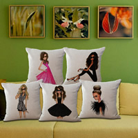 Cushion Cover Cotton Fabric Square Sold By PC