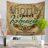 Fashion Bath Tapestries Polyester Rectangle & with letter pattern Sold By PC