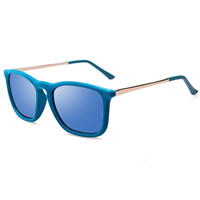 Gafas de sol de moda
, Plástico PC, con Lente de plástico PC & resina & aleación de zinc, unisexo, más colores para la opción, 145x48x141mm, Vendido por UD