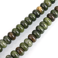 Jade Taiwan Bead, Rondelle, naturlig, forskellig størrelse for valg, Hole:Ca. 0.5-2mm, Solgt Per Ca. 15 inch Strand