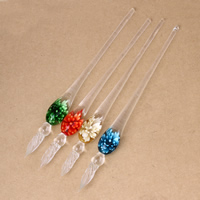 Lampwork Glass Dip Pen handmade inner flower Sold By PC