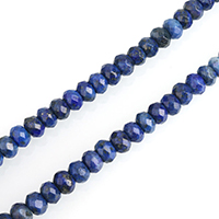 Lapis lazuli perle, Prirodni lapis lazuli, Rondelle, različite veličine za izbor & faceted, Prodano Per Približno 15 inčni Strand