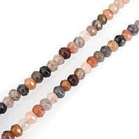 Gemstone Smycken Pärlor, Turmalin, Rondelle, naturlig, Kinesiska & olika storlek för val & fasetterad, Såld Per Ca 15 inch Strand