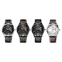 LONGBO®Men Jewelry Watch, PU, με Χάρτινο κουτί & κράμα ψευδάργυρου dial & Ποτήρι, επιχρυσωμένο, ρυθμιζόμενο & για τον άνθρωπο & αδιάβροχος & σμάλτο, περισσότερα χρώματα για την επιλογή, 43x13mm, Μήκος Περίπου 10 inch, Sold Με PC