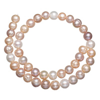 Krumpir Kulturan Slatkovodni Pearl perle, prirodan, 10-11mm, Rupa:Približno 0.8mm, Prodano Per Približno 16 inčni Strand