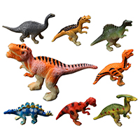 Plastic Simulatie Animal Toy, Dier, 20-65x20-65mm, 12PC/Bag, Verkocht door Bag