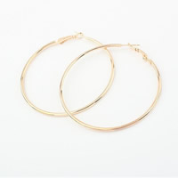 Zinc Alloy Hoop Earring brass hoop earring plated for woman nickel lead & cadmium free Sold By Pair