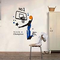 Wall Stickers, PVC-plast, vidhäftande & vattentät, 900x600mm, Säljs av Ställ