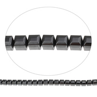 Perline in ematite non magnetico, Cubo, 8mm, Foro:Appross. 1mm, Appross. 50PC/filo, Venduto per Appross. 15.5 pollice filo