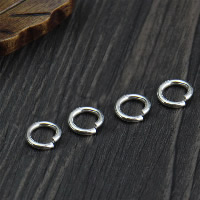 925 Sterling Silver Avoin Jumpring, 20PC/erä, Myymät erä