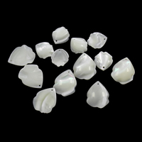 Witte Lip Shell Beads, White Lip Shell, Schelp, verschillende grootte voor keus, Gat:Ca 0.8-1mm, 50pC's/Bag, Verkocht door Bag