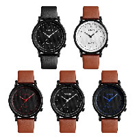 Reloj unisex de la joyería de SKmei®, Cuero de PU, con caja de papel & dial de aleación de cinc & Vidrio, chapado, 30M resistente al agua & unisexo & ajustable, más colores para la opción, 41x49x8.8mm, longitud aproximado 10 Inch, Vendido por UD