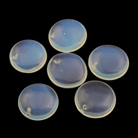 Sea Opal vedhæng, Flad Rund, 17.5x4.5mm, Hole:Ca. 1.5mm, Solgt af PC