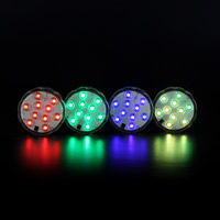 البوليسترين أضواء LED للماء, زهرة, تغيير لون اوتوماتيكيا, 70x25mm, تباع بواسطة PC