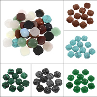 Gemstone Cabochons, Edelsteen, Achthoek, verschillende materialen voor de keuze, 18x18x6mm, 100pC's/Bag, Verkocht door Bag