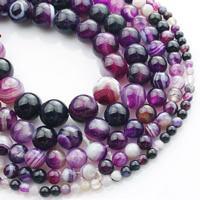 Grânulos de ágata natural do laço, ágata sintética, Roda, sintéticos, tamanho diferente para a escolha, roxo, vendido para Aprox 15 inchaltura Strand