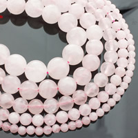 Korálky přírodní Rose Quartz, Kolo, různé velikosti pro výběr, Prodáno za Cca 15 inch Strand