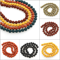 Grânulos de argila de polímero, Roda, Mais cores pare escolha, 8mm, Buraco:Aprox 1mm, Aprox 48PCs/Strand, vendido para Aprox 15.5 inchaltura Strand