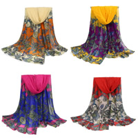 Fashion Scarf Voile Fabric printing Sold By Strand