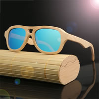 Fashion Sunglasses Resin with Bamboo Unisex & radiation protection Sold By PC