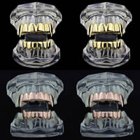 Dental Grills Brass Tooth plated Sold By Set