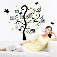 Wall Stickers & Decals PVC Plastic Rectangle plant design & adhesive & waterproof Sold By PC