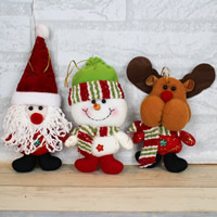 Velveteen Christmas Hanging Ornaments Christmas jewelry Sold By PC