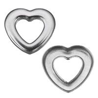 Stainless Steel korut Cabochon, Ruostumaton teräs, suoraseinämäisten, alkuperäinen väri, 10.50x10x1mm, Reikä:N. 6x5mm, 500PC/erä, Myymät erä