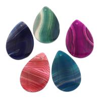 Pendentif Agate dentelle, agate lace, larme, 30x45x6mm, Trou:Environ 1mm, 5PC/sac, Vendu par sac