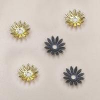 Brass Bead Cap Flower plated nickel lead & cadmium free 10mm Approx 2mm Sold By Bag